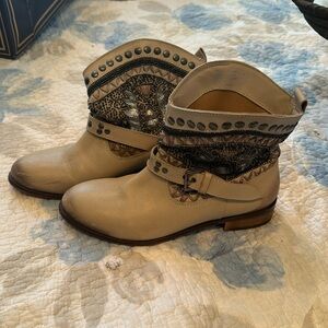Naughty Monkey Beaded Ankle Boot Booties